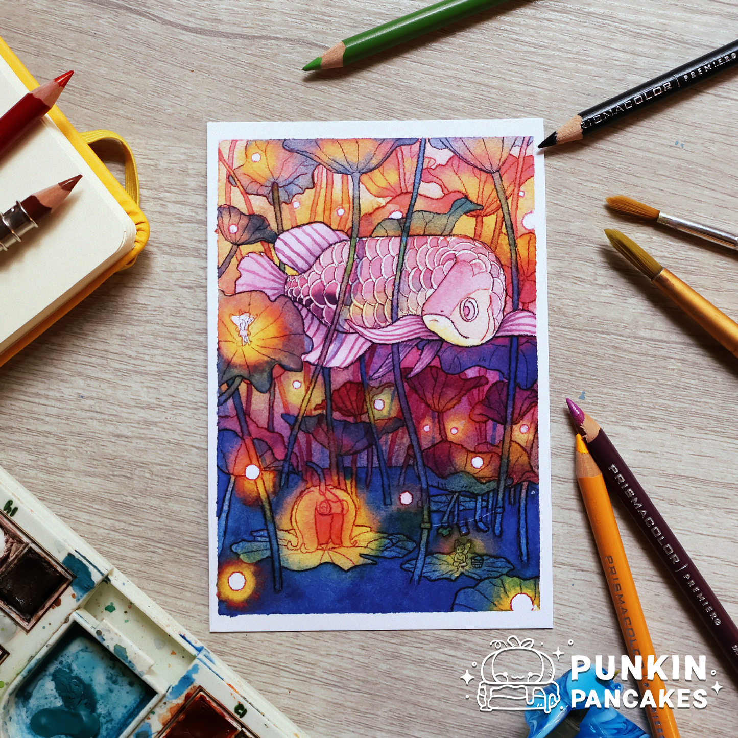 Arowana and Fairies Print in 2 Sizes