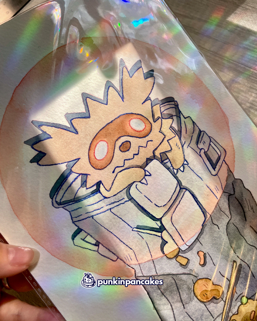 Zigzagoon - Original Watercolor