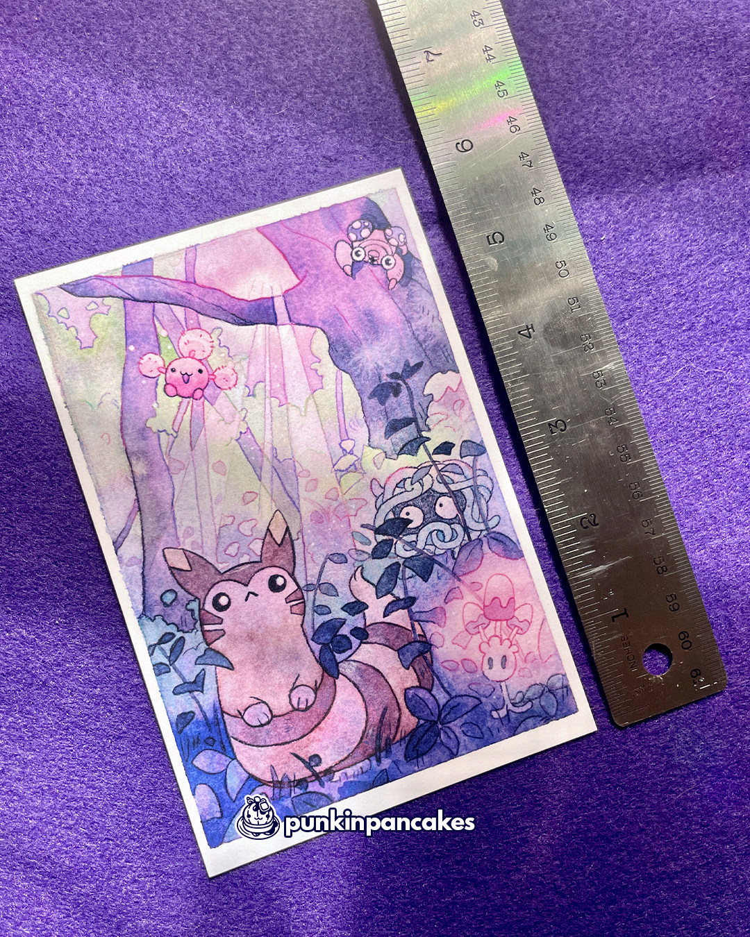 Furret in the Forest Print in 2 Sizes