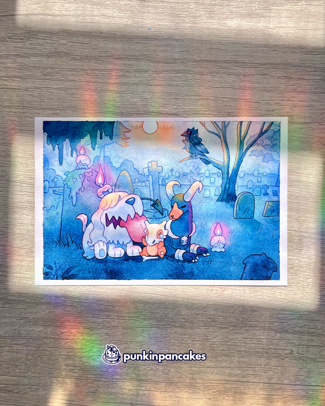 Cubone Graveyard Print in 2 Sizes