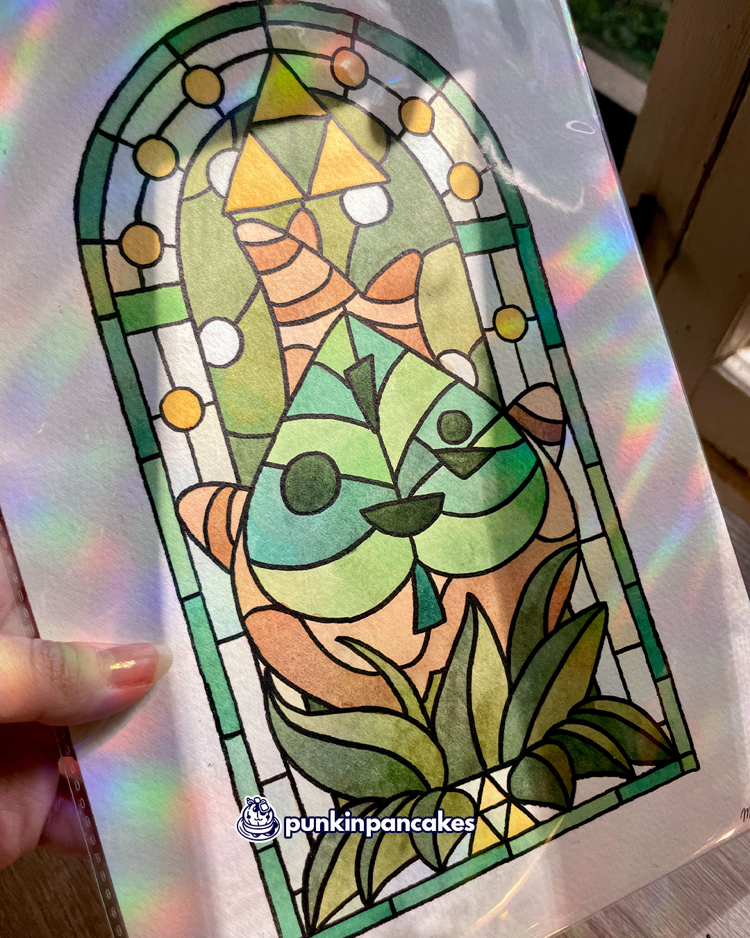 Makar Stained Glass - Original Watercolor