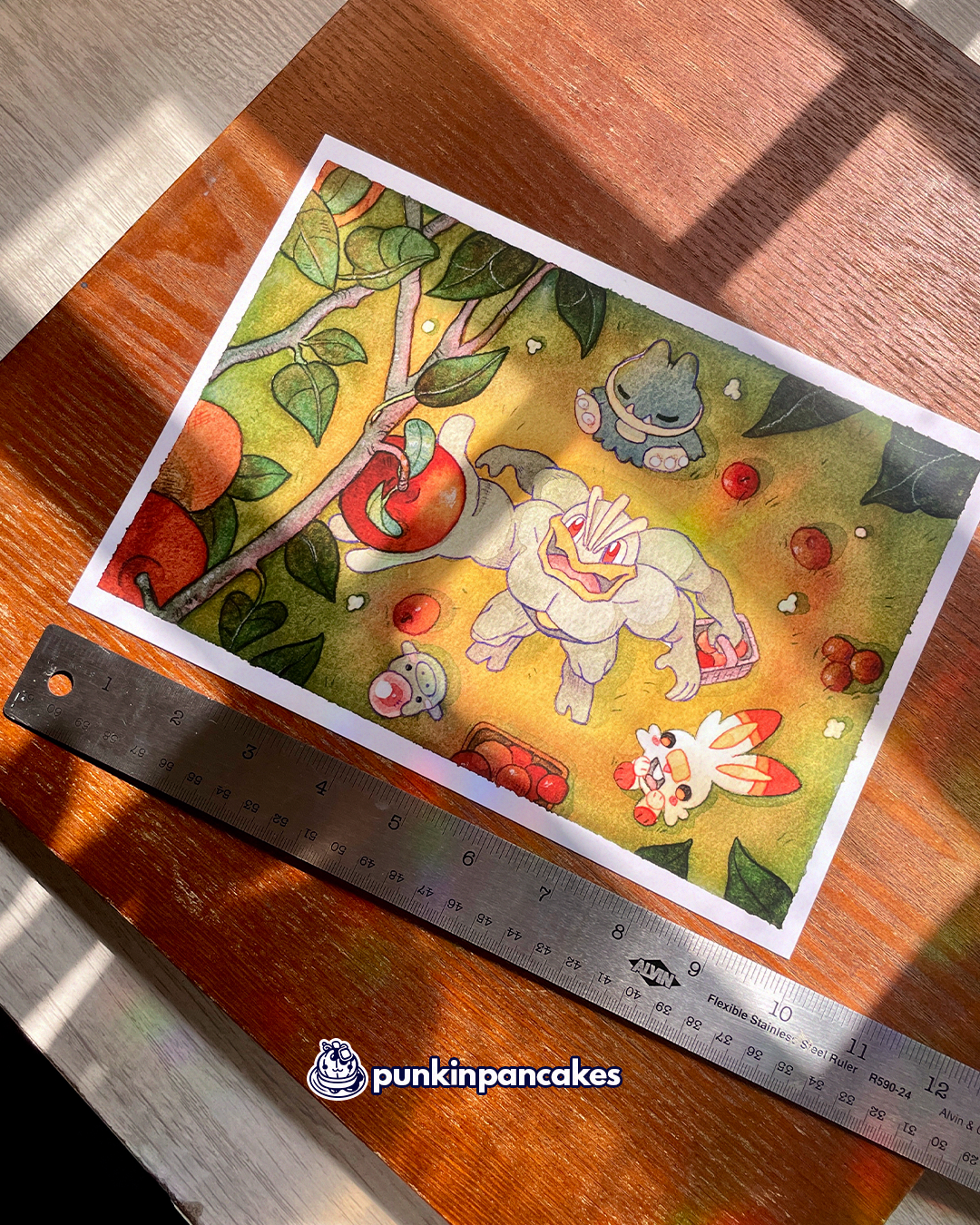 Machamp Apple Print 10x7 inches