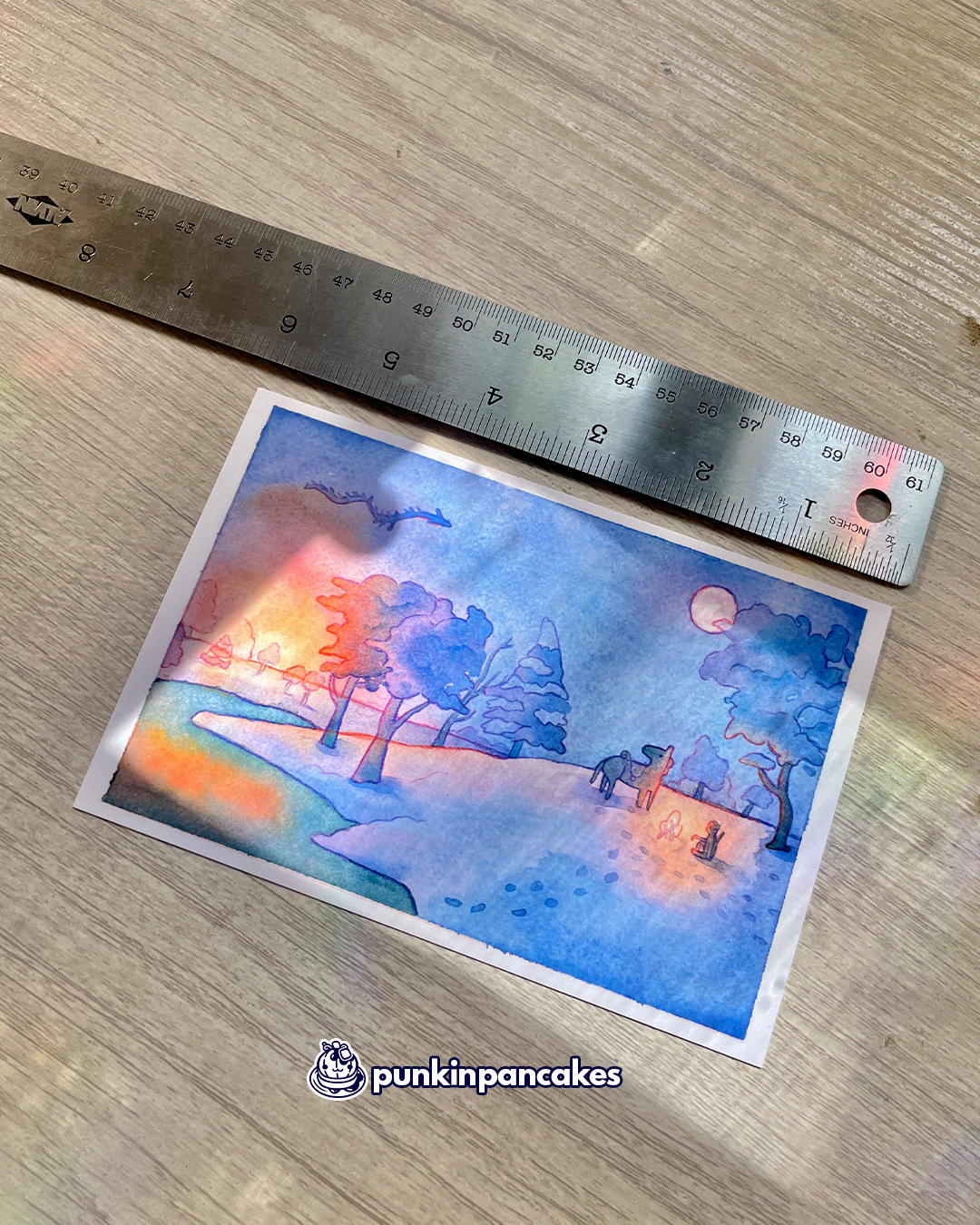 Snowy Print in 2 Sizes