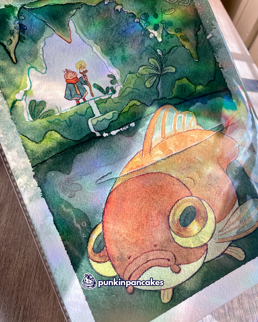 Big Fish - Original Watercolor
