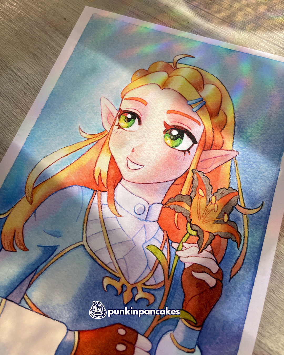 Princess Zelda Print in 2 Sizes