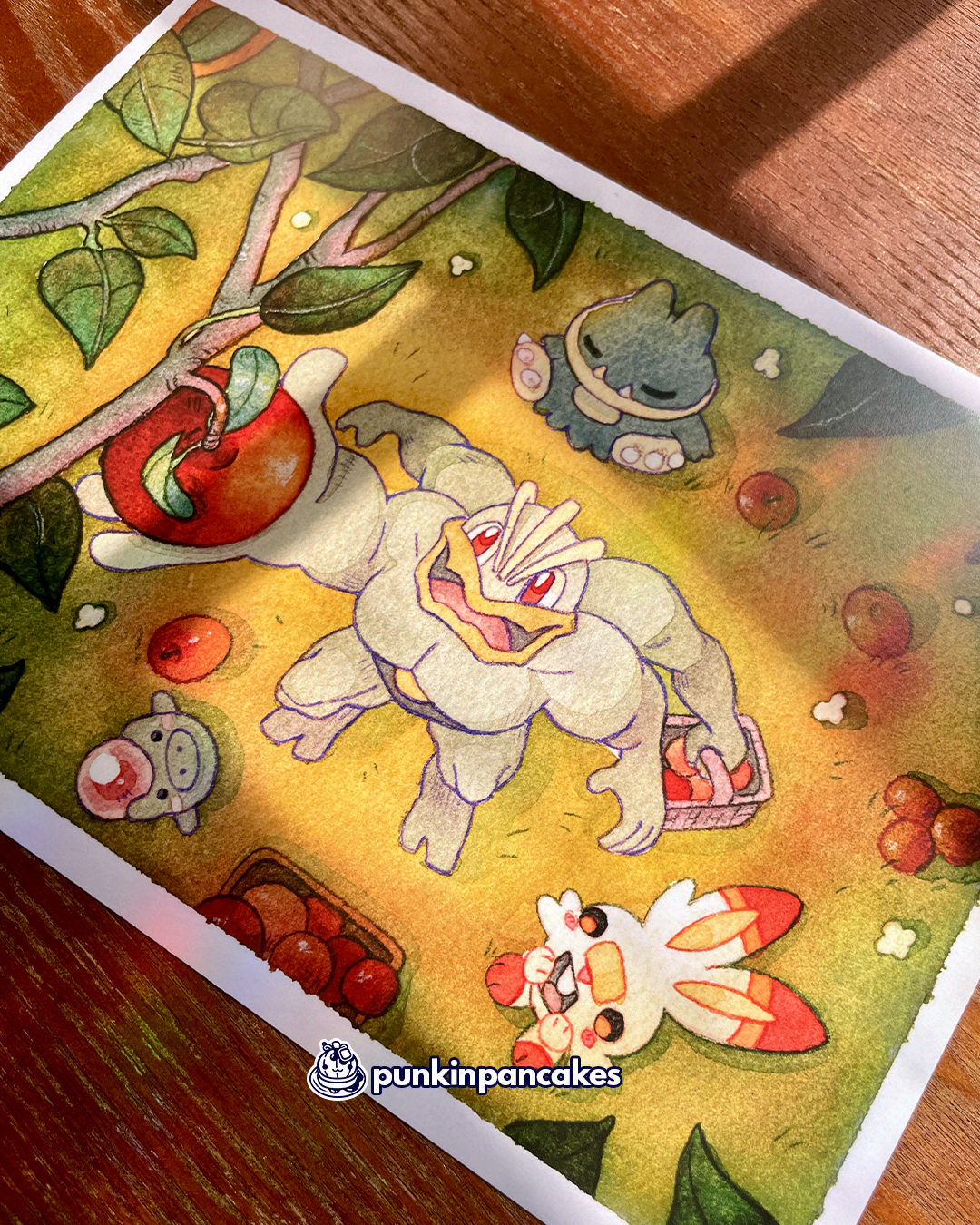 Machamp Apple Print 10x7 inches