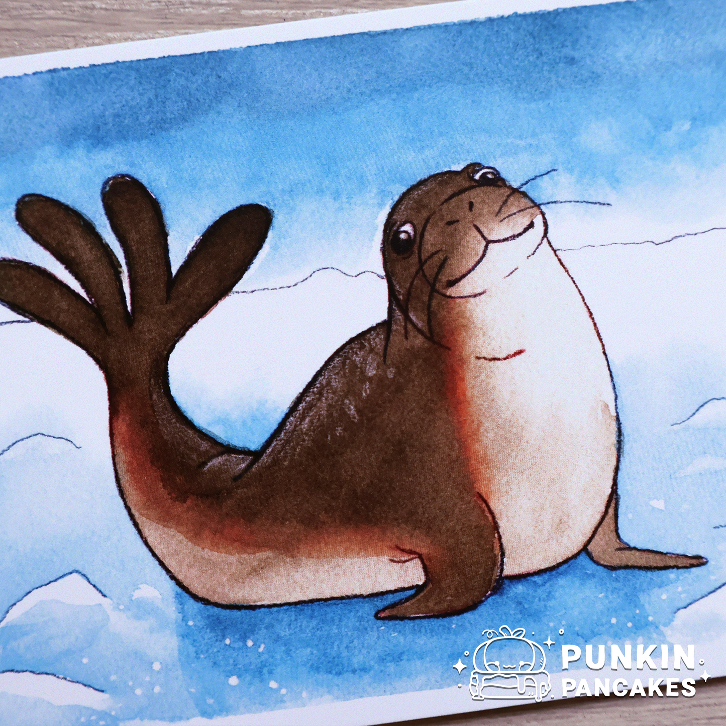 Silly Seal Print 4x6 inches