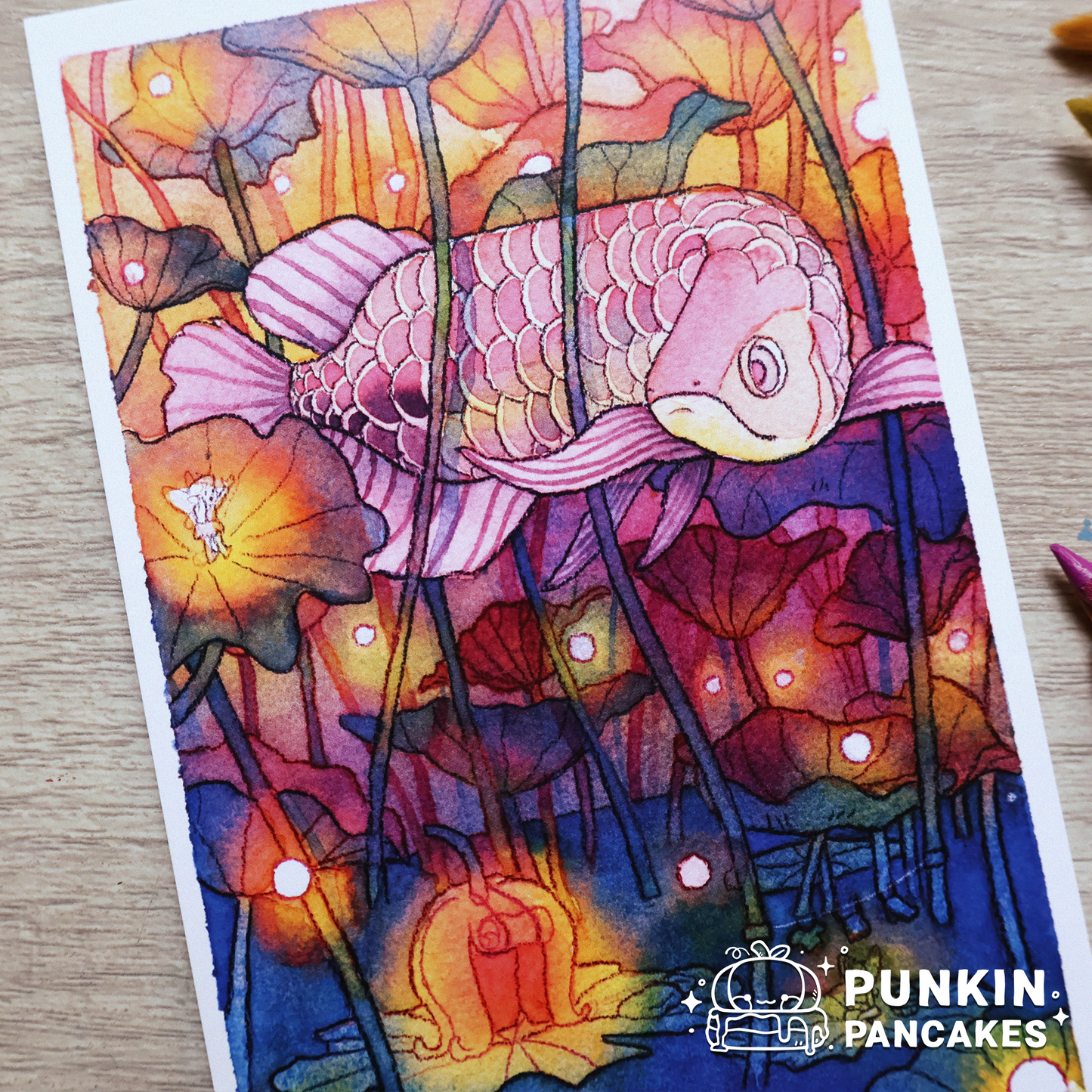 Arowana and Fairies Print in 2 Sizes