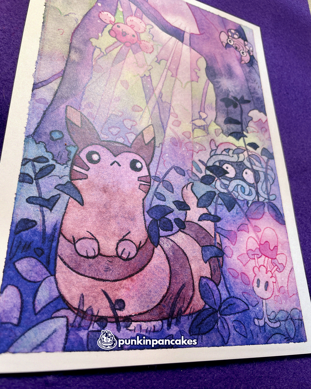 Furret in the Forest Print in 2 Sizes