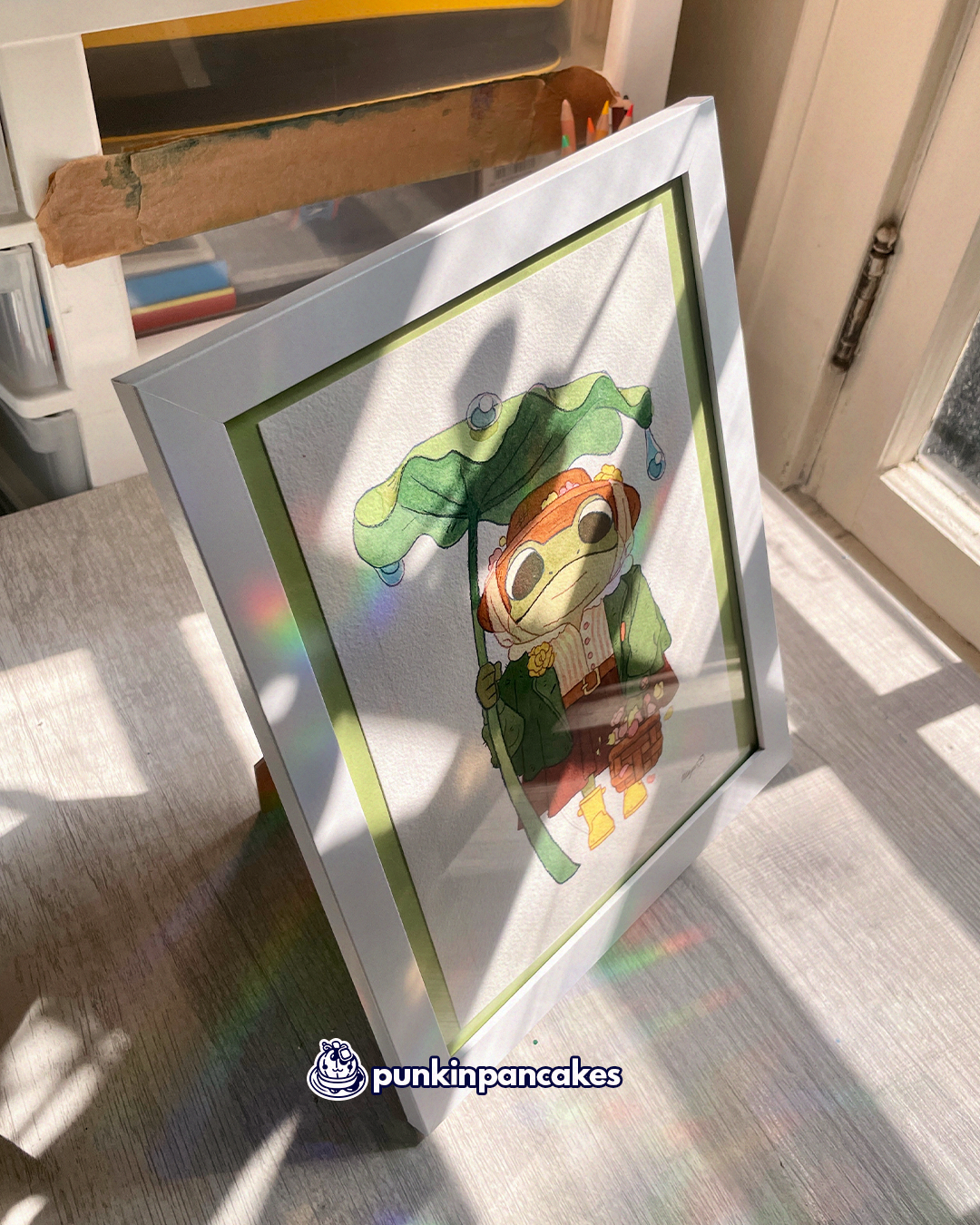 Little Toad Lady - Original Watercolor