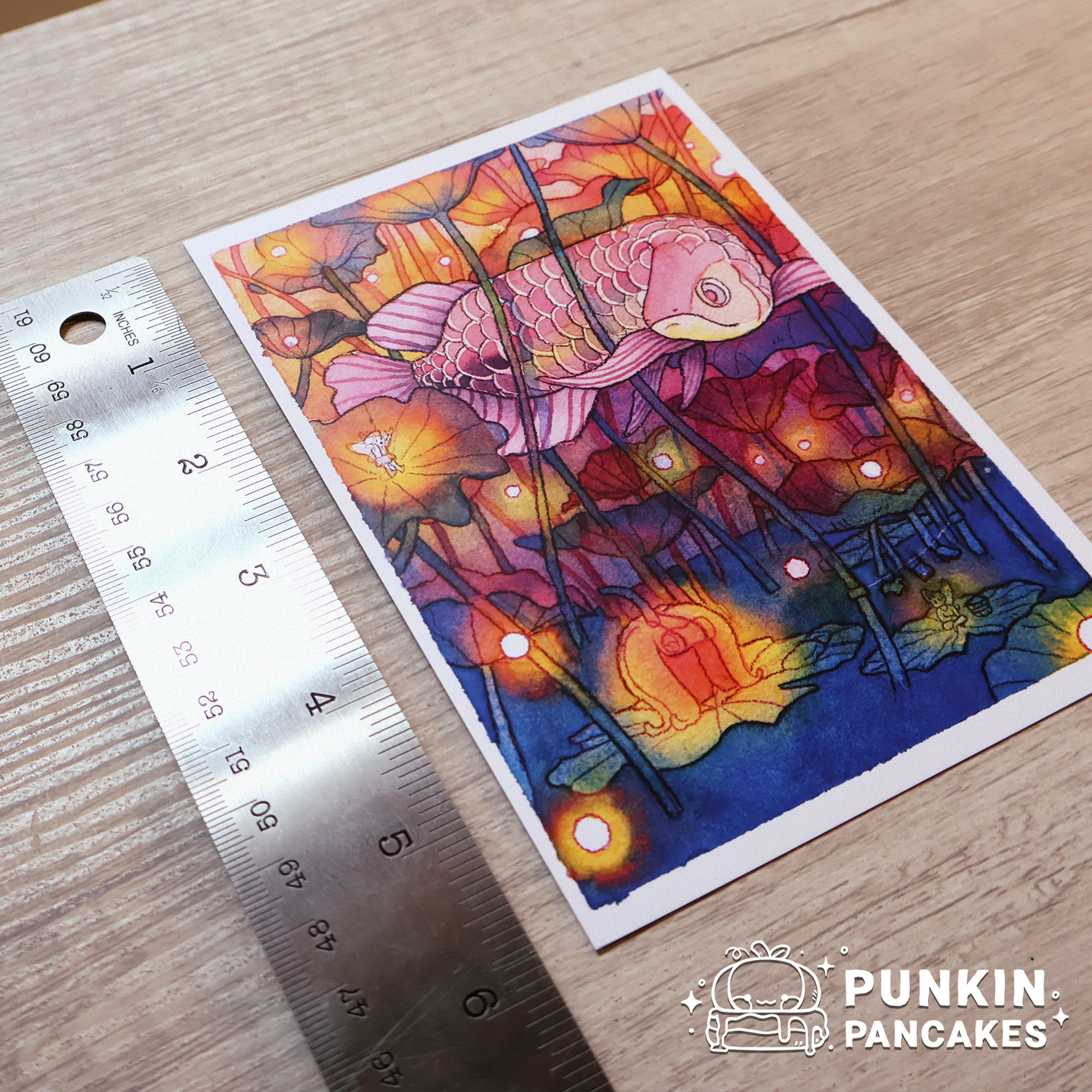 Arowana and Fairies Print in 2 Sizes