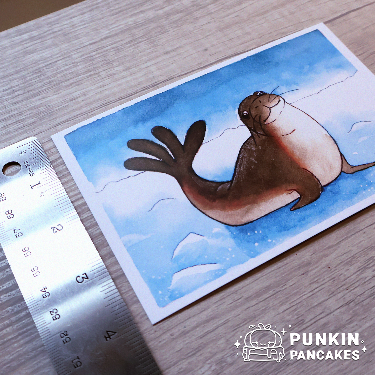 Silly Seal Print 4x6 inches