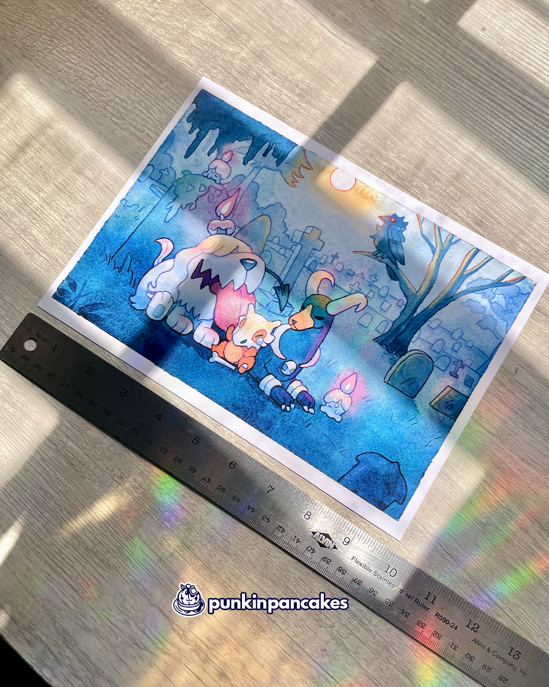 Cubone Graveyard Print in 2 Sizes