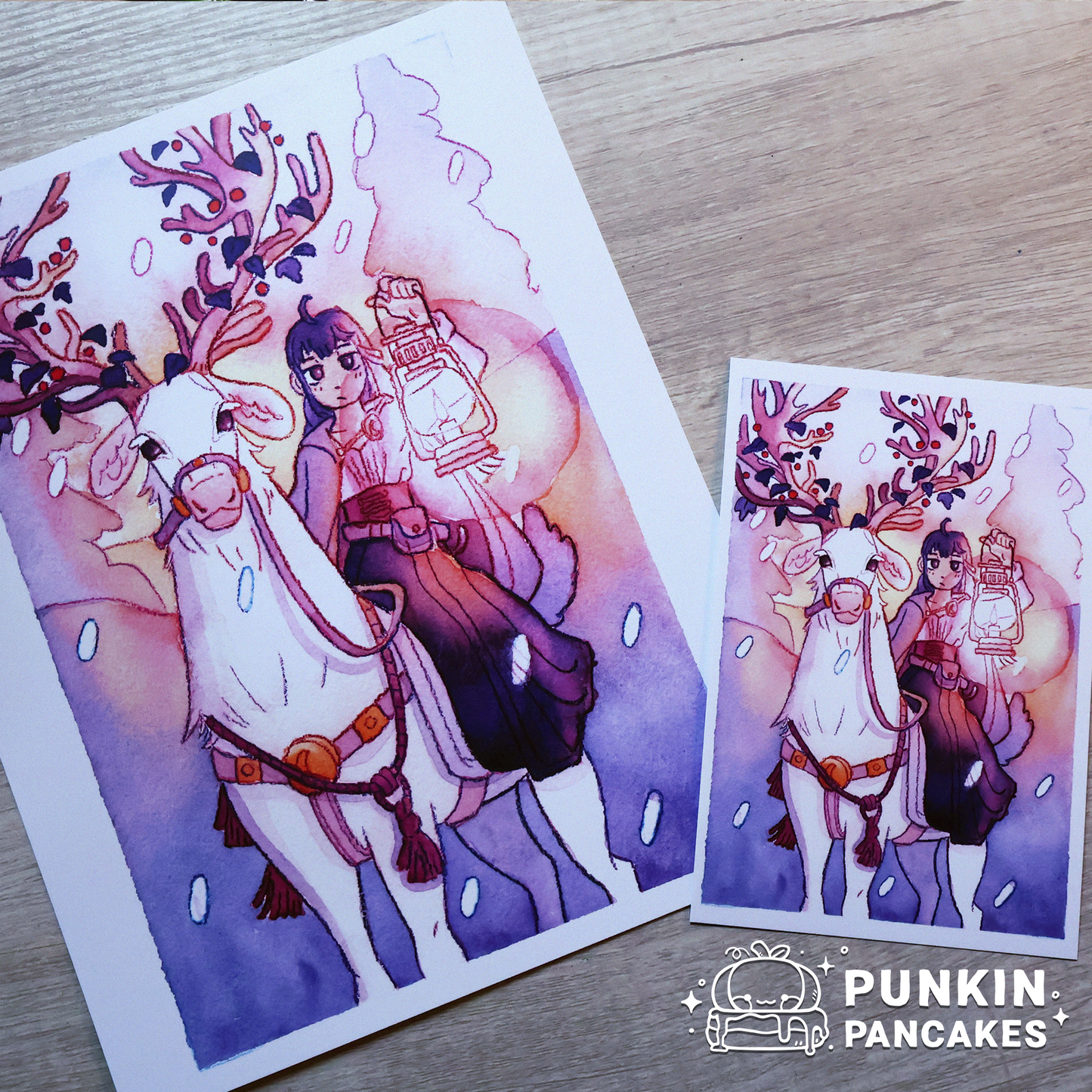 Princess and Elk Print in 2 Sizes