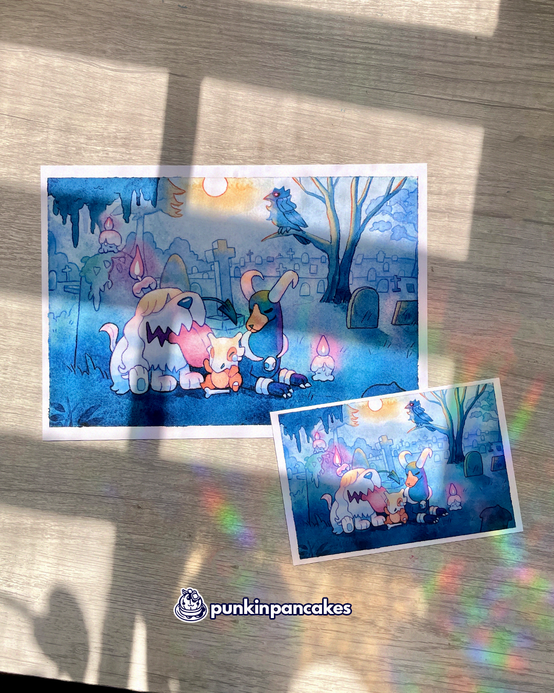 Cubone Graveyard Print in 2 Sizes