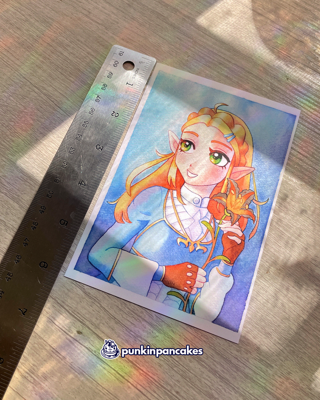 Princess Zelda Print in 2 Sizes