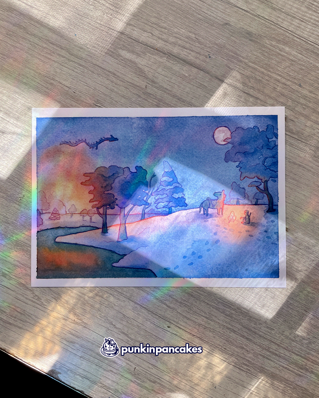 Snowy Print in 2 Sizes
