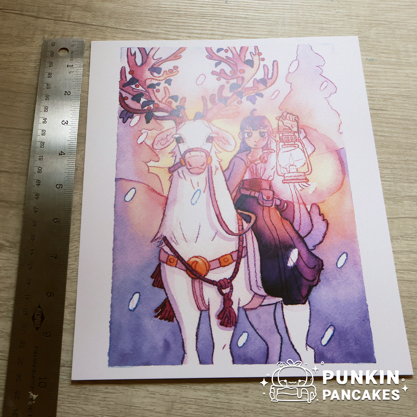 Princess and Elk Print in 2 Sizes