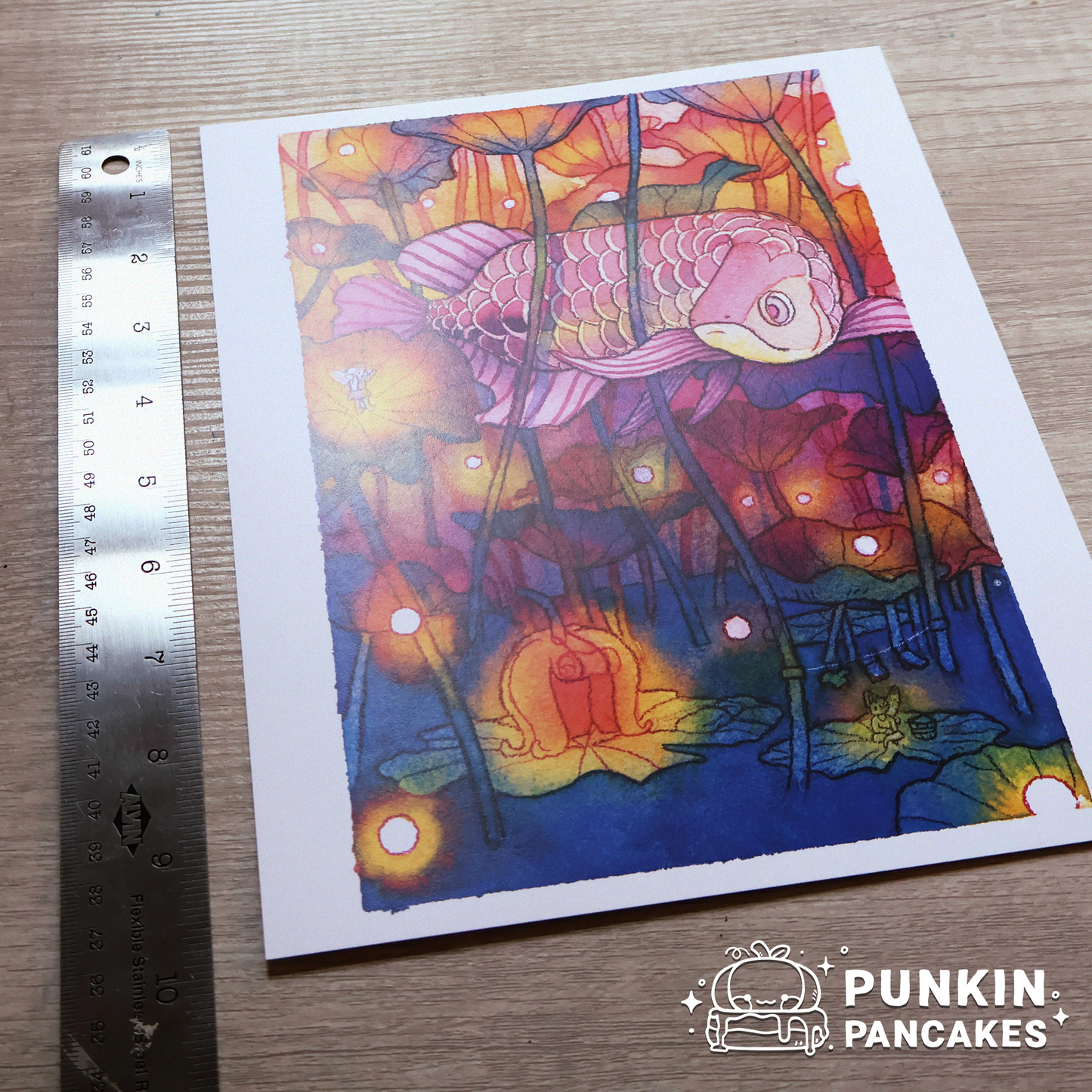 Arowana and Fairies Print in 2 Sizes