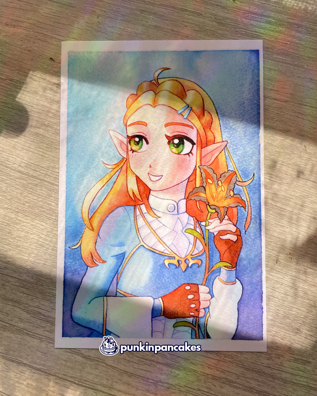 Princess Zelda Print in 2 Sizes