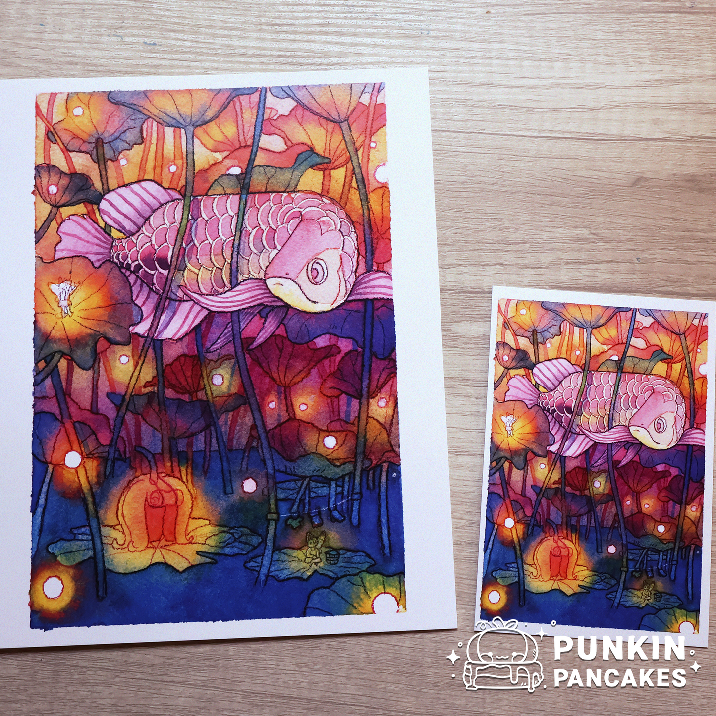 Arowana and Fairies Print in 2 Sizes