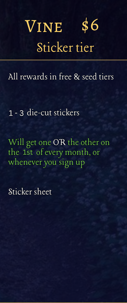 Vine Tier Rewards