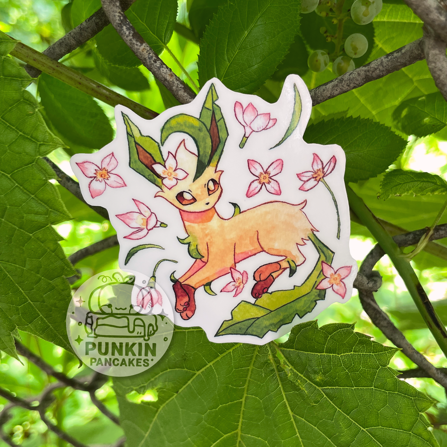 Eeveelutions & Flowers Stickers