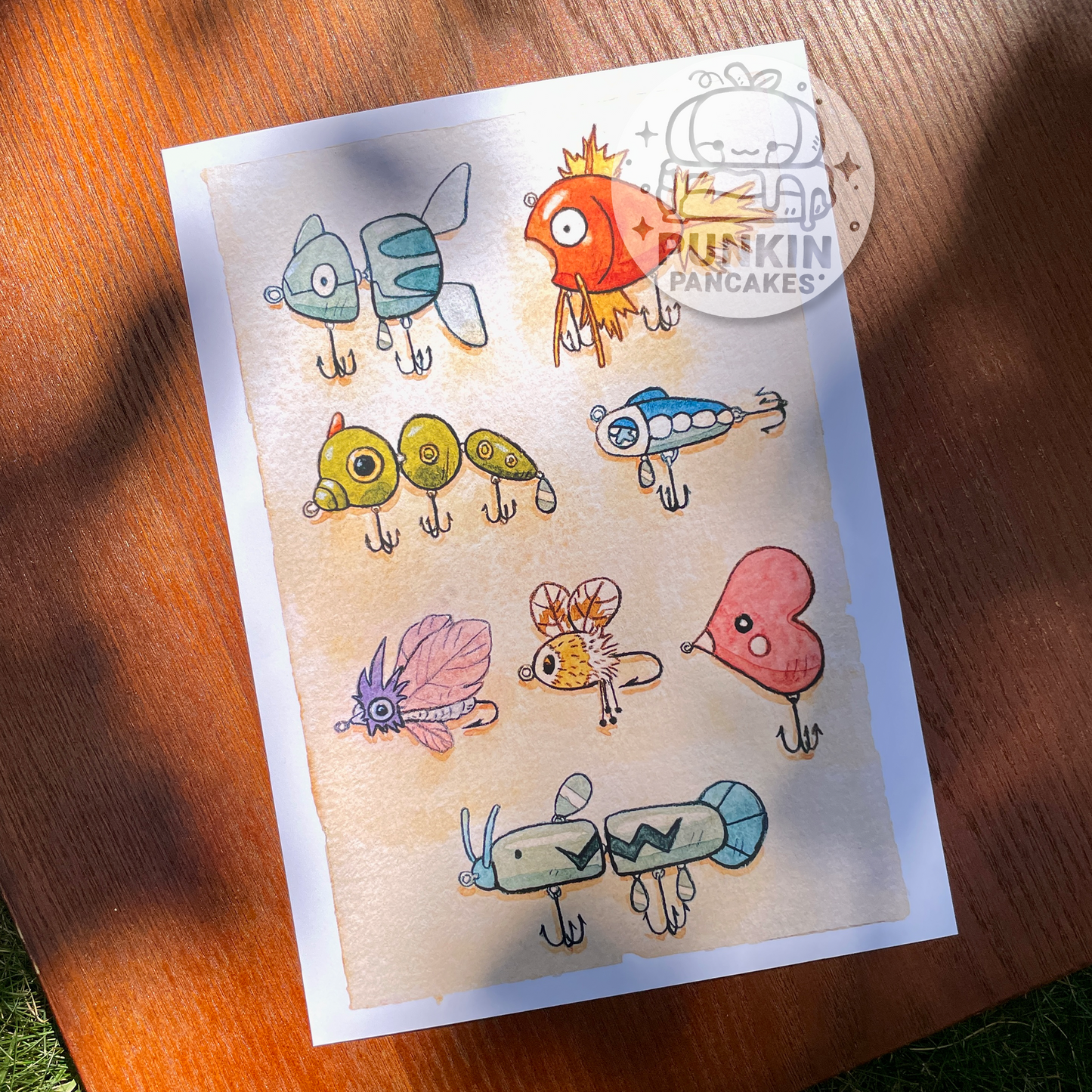 Poké Fishing Lure Print in 2 sizes