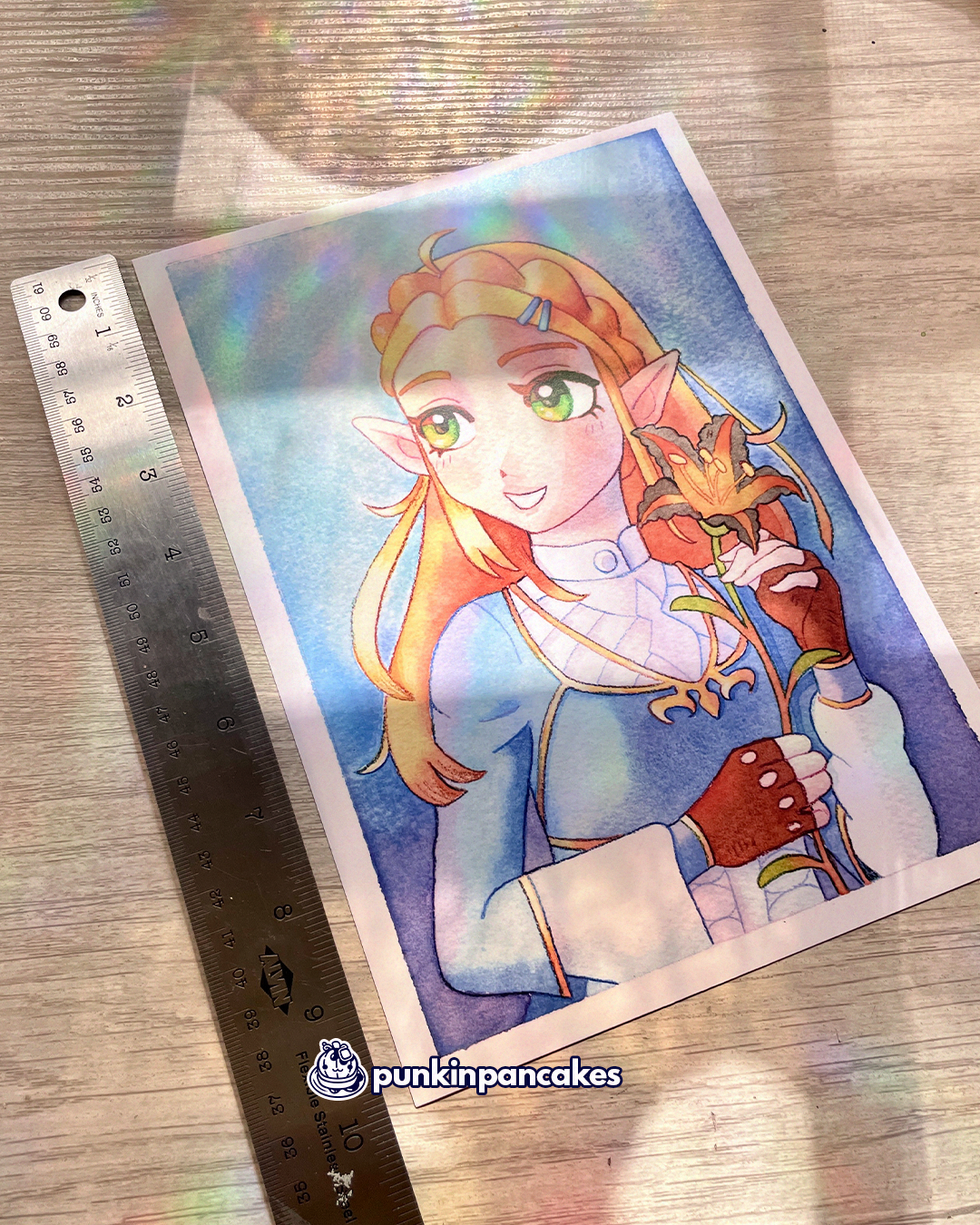 Princess Zelda Print in 2 Sizes