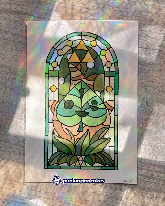 Makar Stained Glass - Original Watercolor