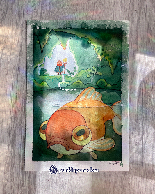 Big Fish - Original Watercolor