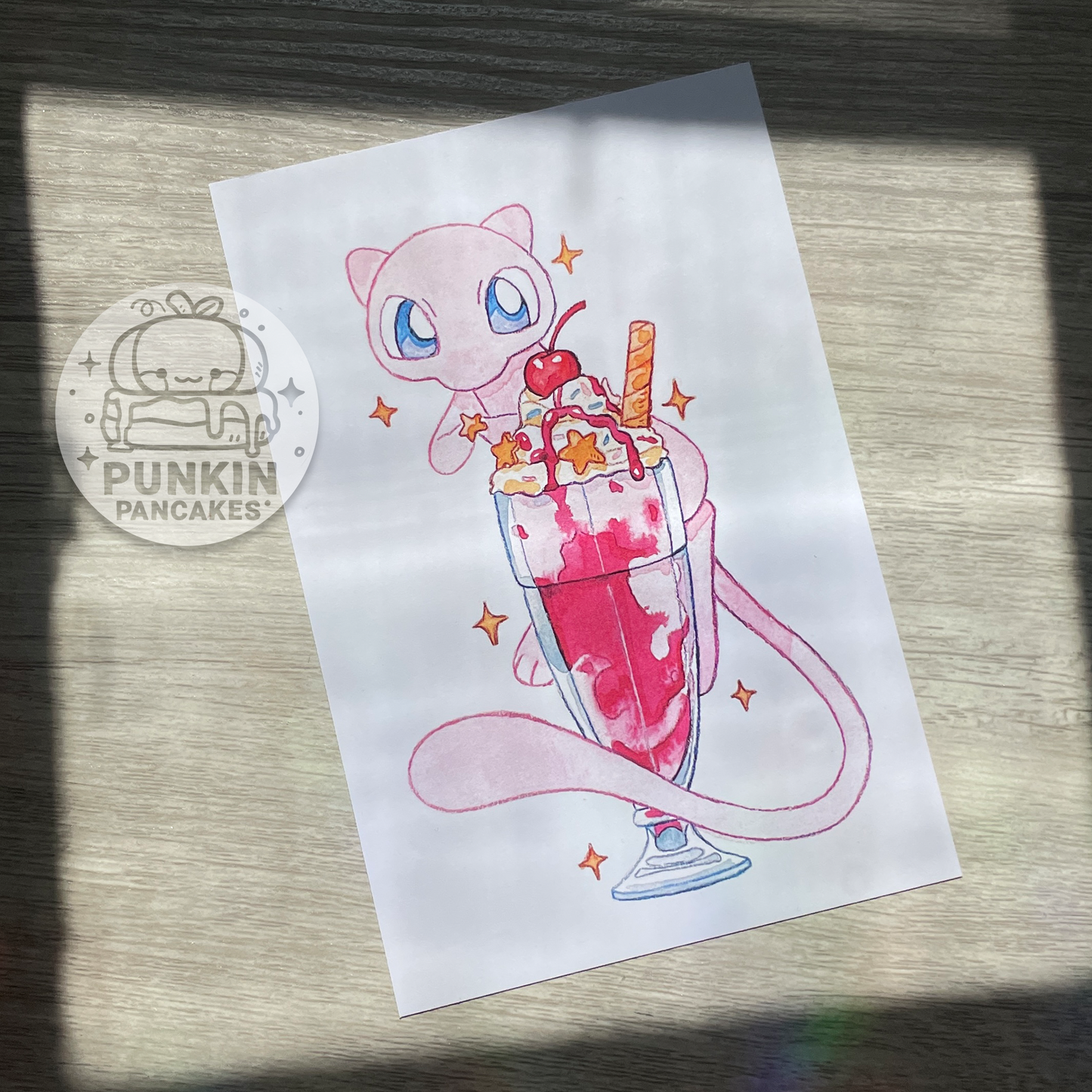 Mew Milkshake Print in 2 sizes