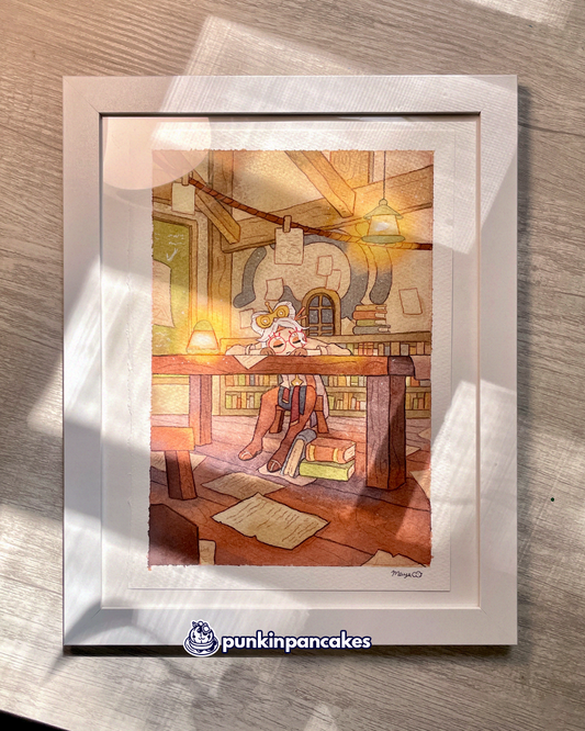 Purah Sleeping - Original Watercolor