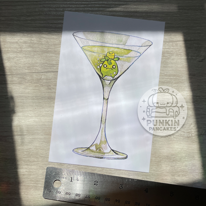 Martini Smoliv Print in 2 sizes