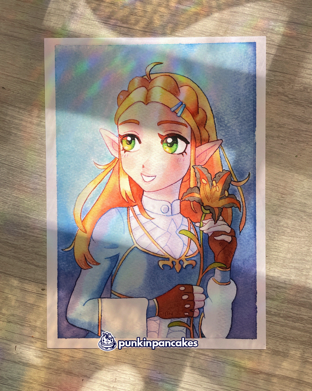 Princess Zelda Print in 2 Sizes