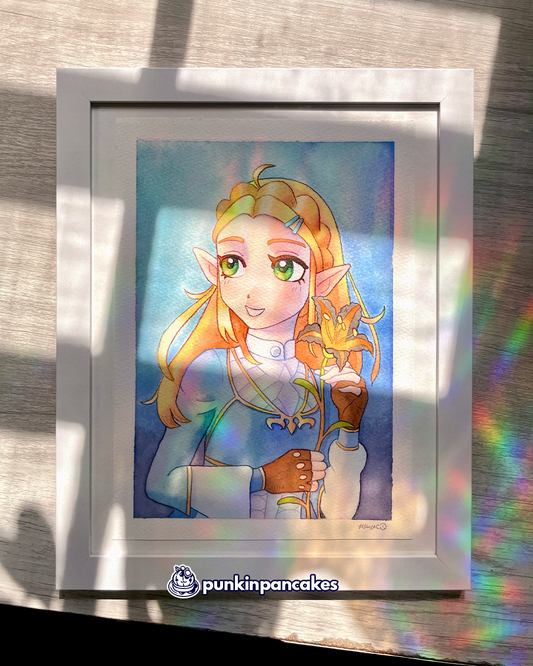 Princess Zelda - Original Watercolor
