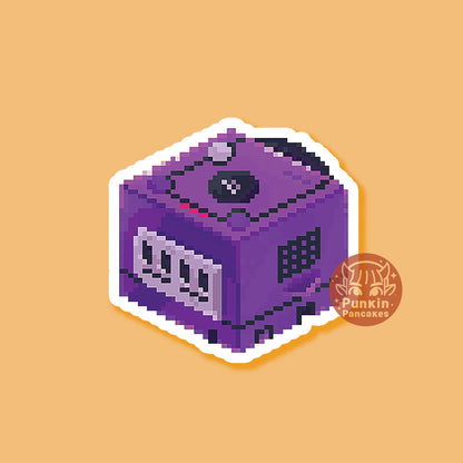 Pixel GameCube Sticker