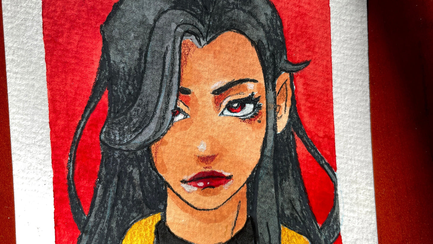 Dangerous - Original Watercolor