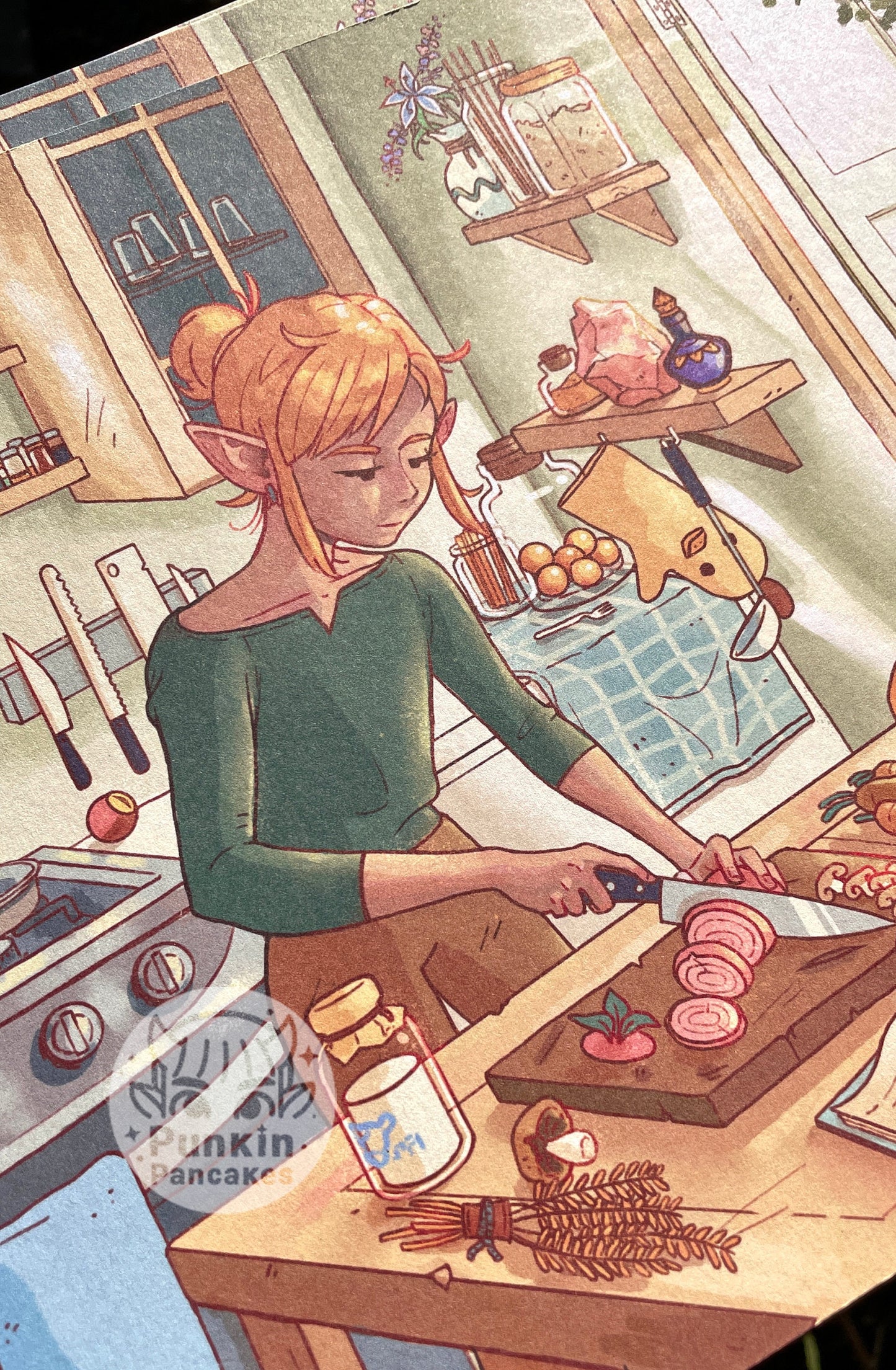 Link Cooking Print in 2 sizes