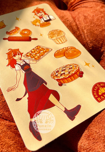 Sticker Sheet Bread & Butter Bakery