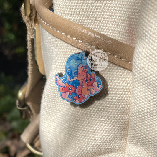 Wave Girl Pin