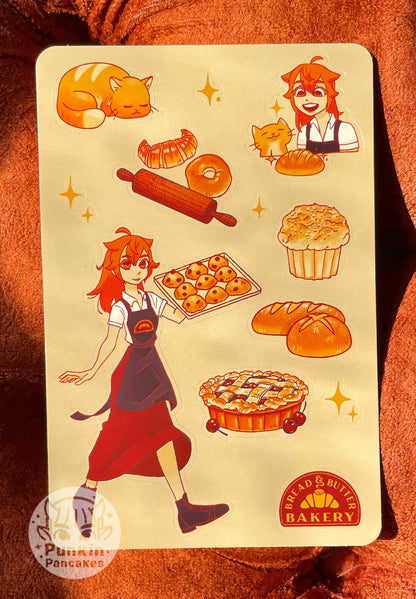 Sticker Sheet Bread & Butter Bakery