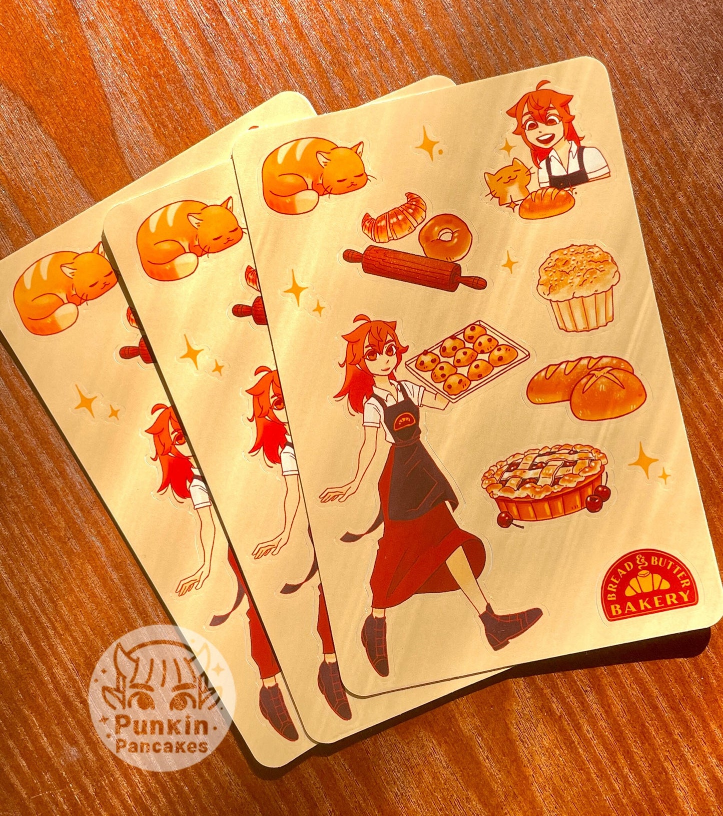 Sticker Sheet Bread & Butter Bakery