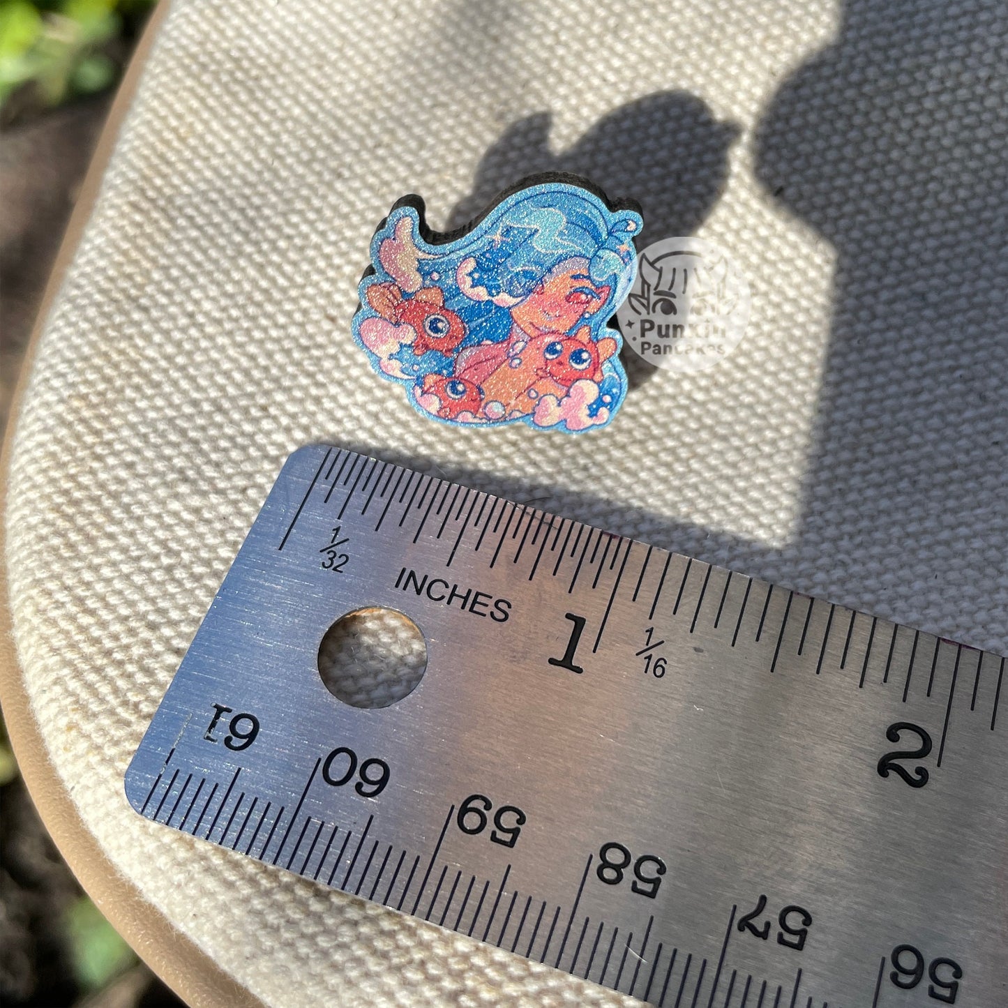 Wave Girl Pin