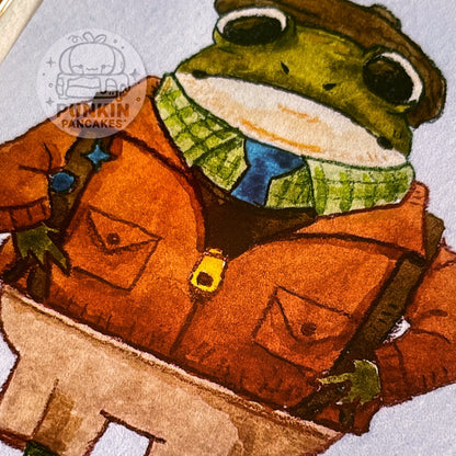 Toad Small Art Print 4 x 6 inches