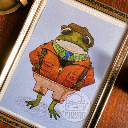 Toad Small Art Print 4 x 6 inches