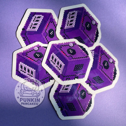 Pixel GameCube Sticker