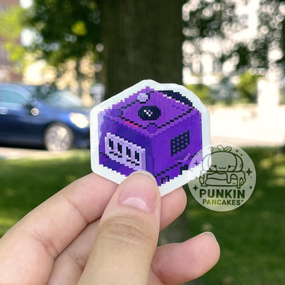 Pixel GameCube Sticker