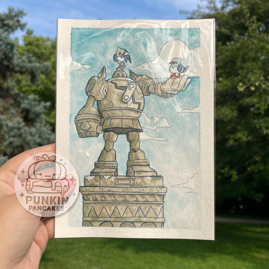 Golurk - Original Watercolor