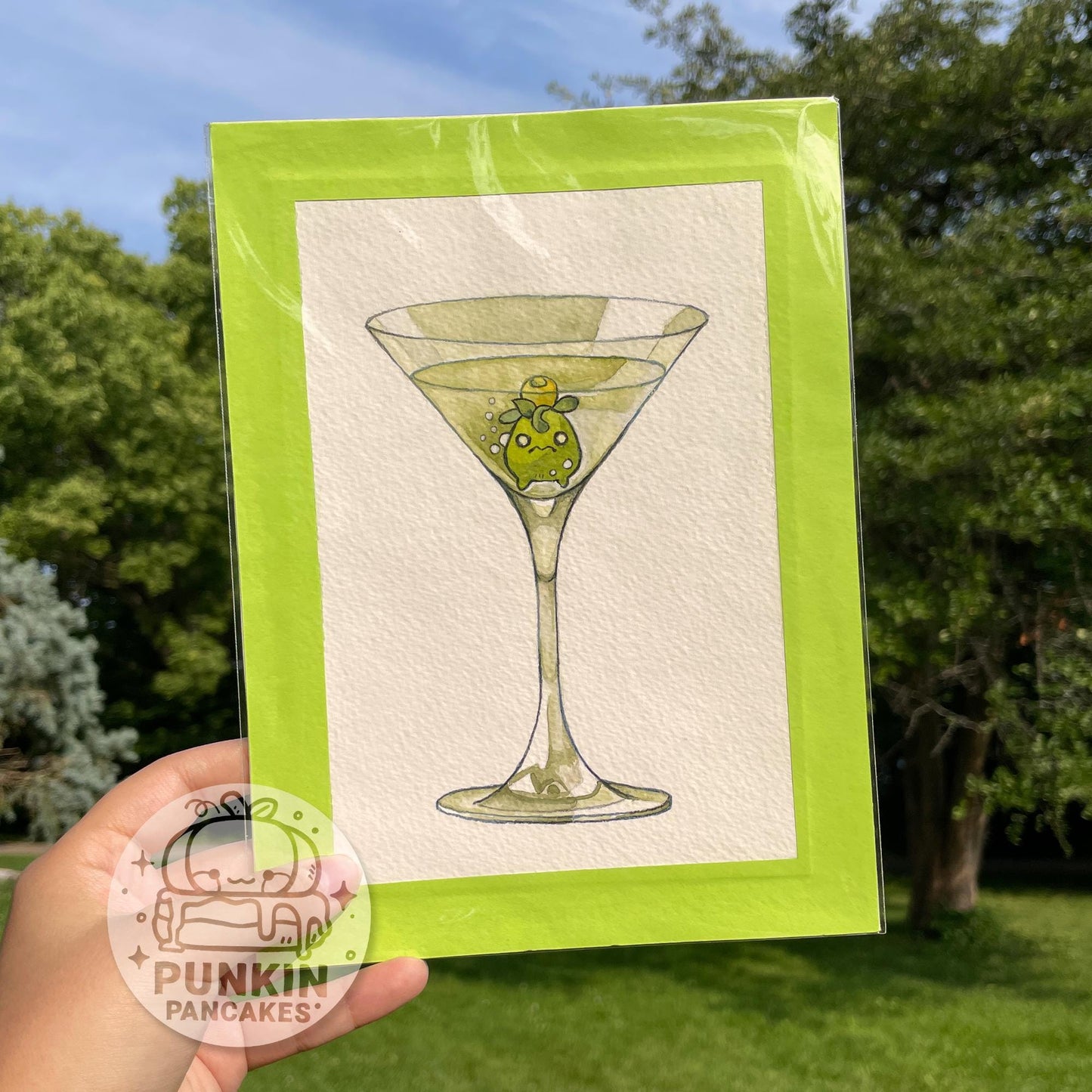 Martini Smoliv - Original Watercolor